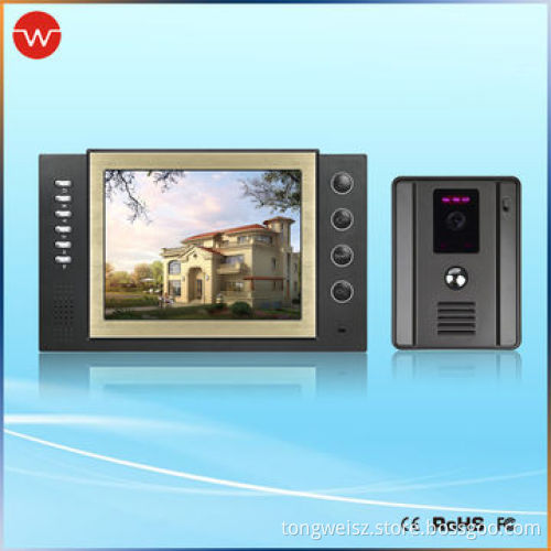 8-inch Wired Entry Doorbell with Room to Room Intercom, Waterproof